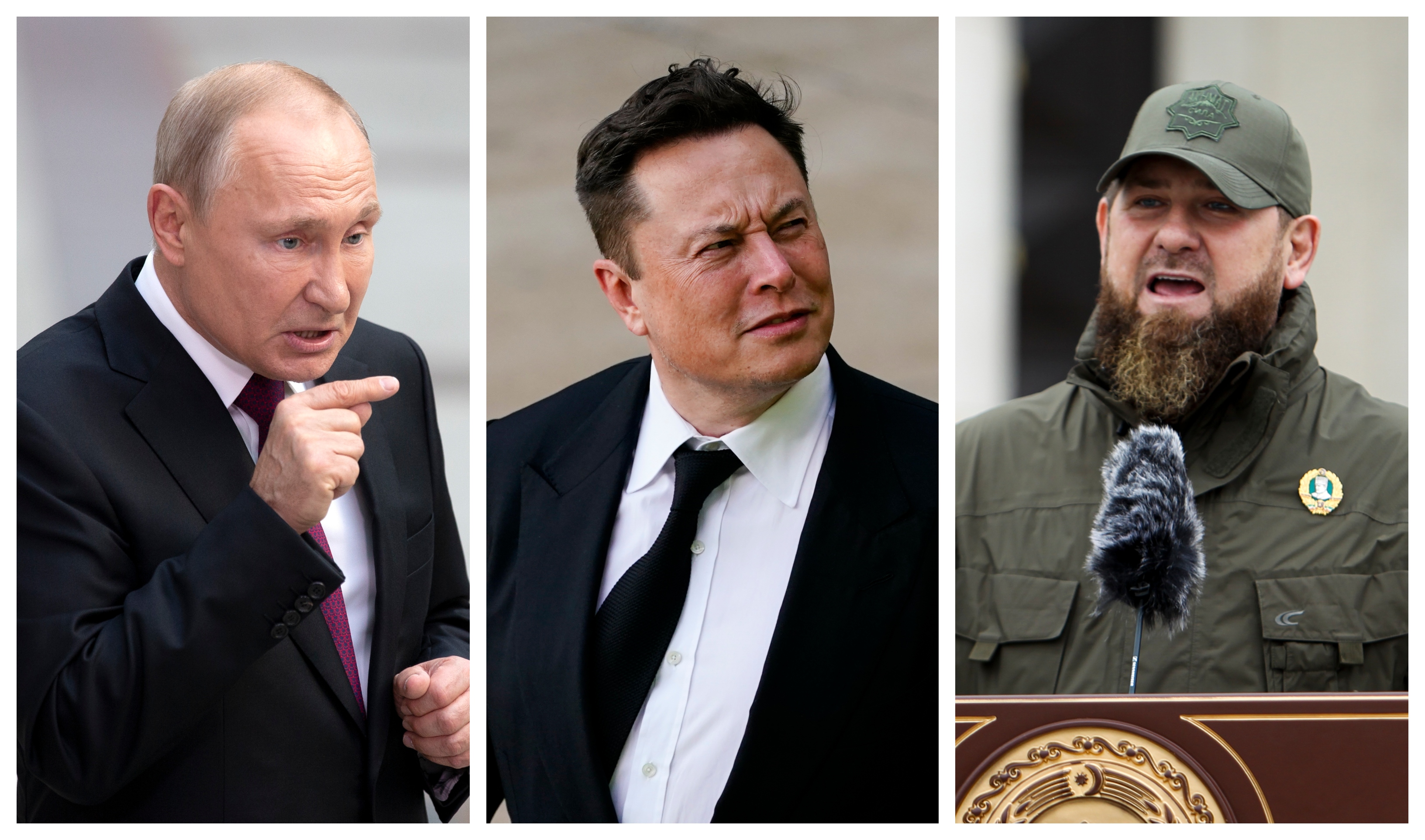 Vladimir Putin, Kriget i Ukraina, Elon Musk